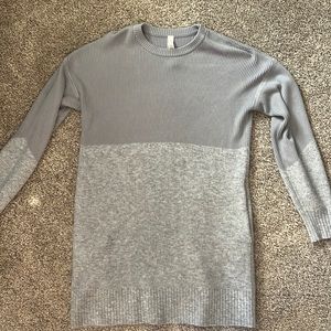 Lululemon. Restful intentions, sweater dress. Gray. side pockets. Medium.